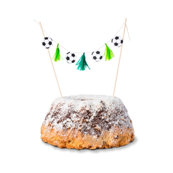 Cake-Topper-Fußball-Kuchen